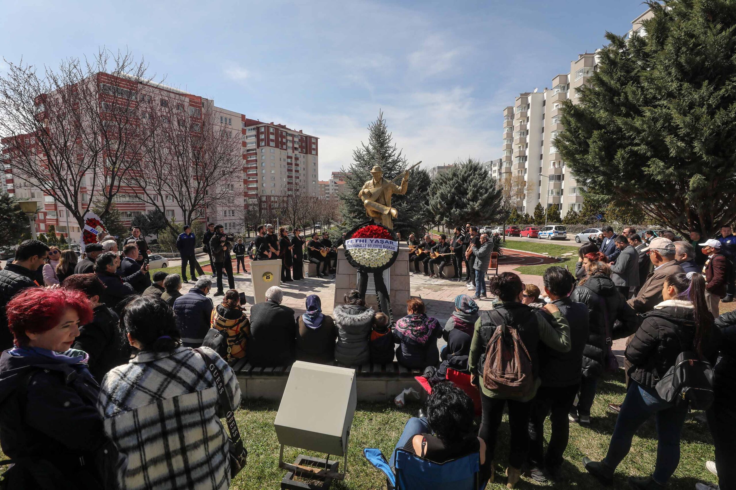 Yenimahalle Belediyesi, büyük Halk Ozanı Aşık Veysel’i ölümünün 50’inci yıldönümünde