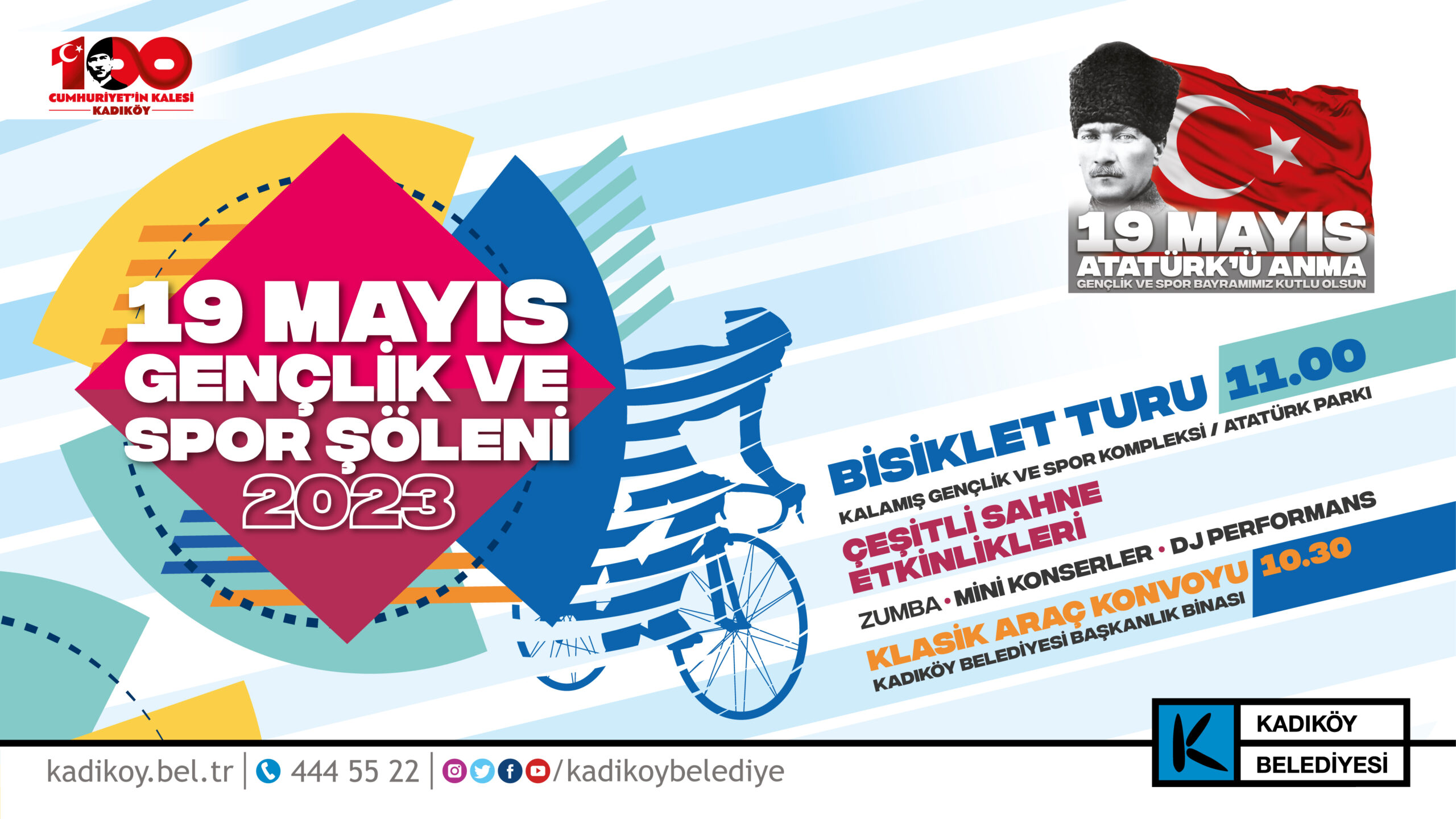 Kadıköy Belediyesi, 19 Mayıs Atatürk’ü Anma, Gençlik ve Spor Bayramı’nı