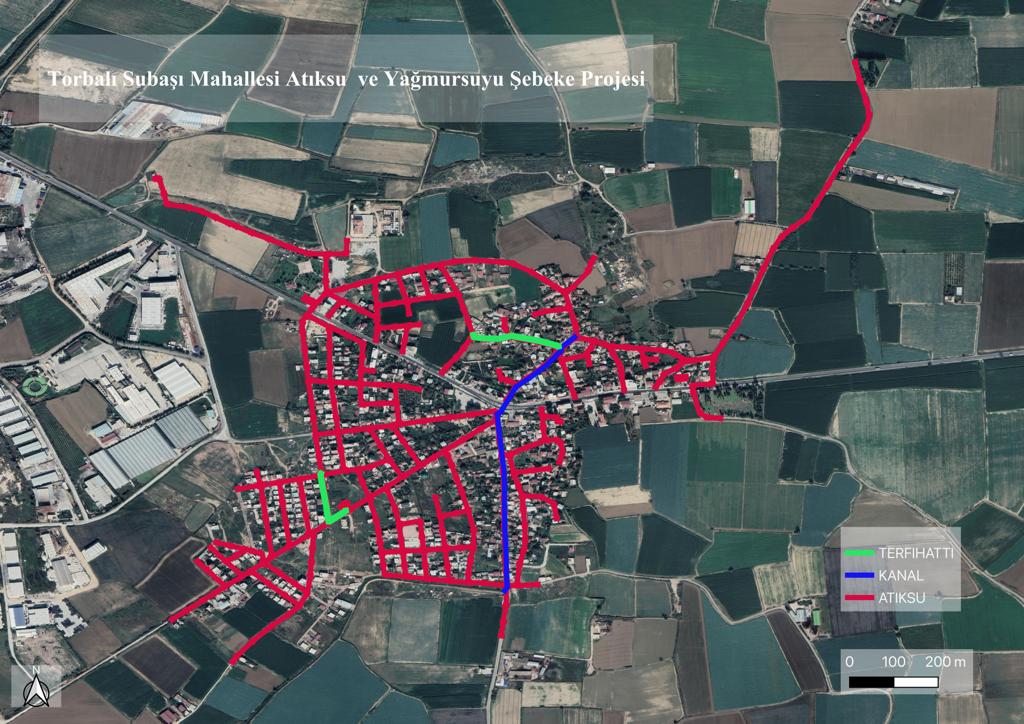 İzmir Büyükşehir Belediyesi İZSU Genel Müdürlüğü Torbalı Subaşı’nın kanalizasyon problemini
