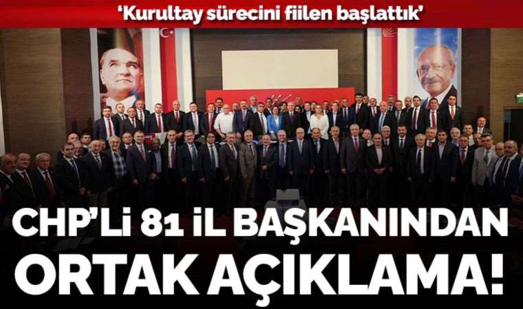 Ankara’ya gelen 81 CHP il başkanı, dün Kılıçdaroğlu’yla bir araya