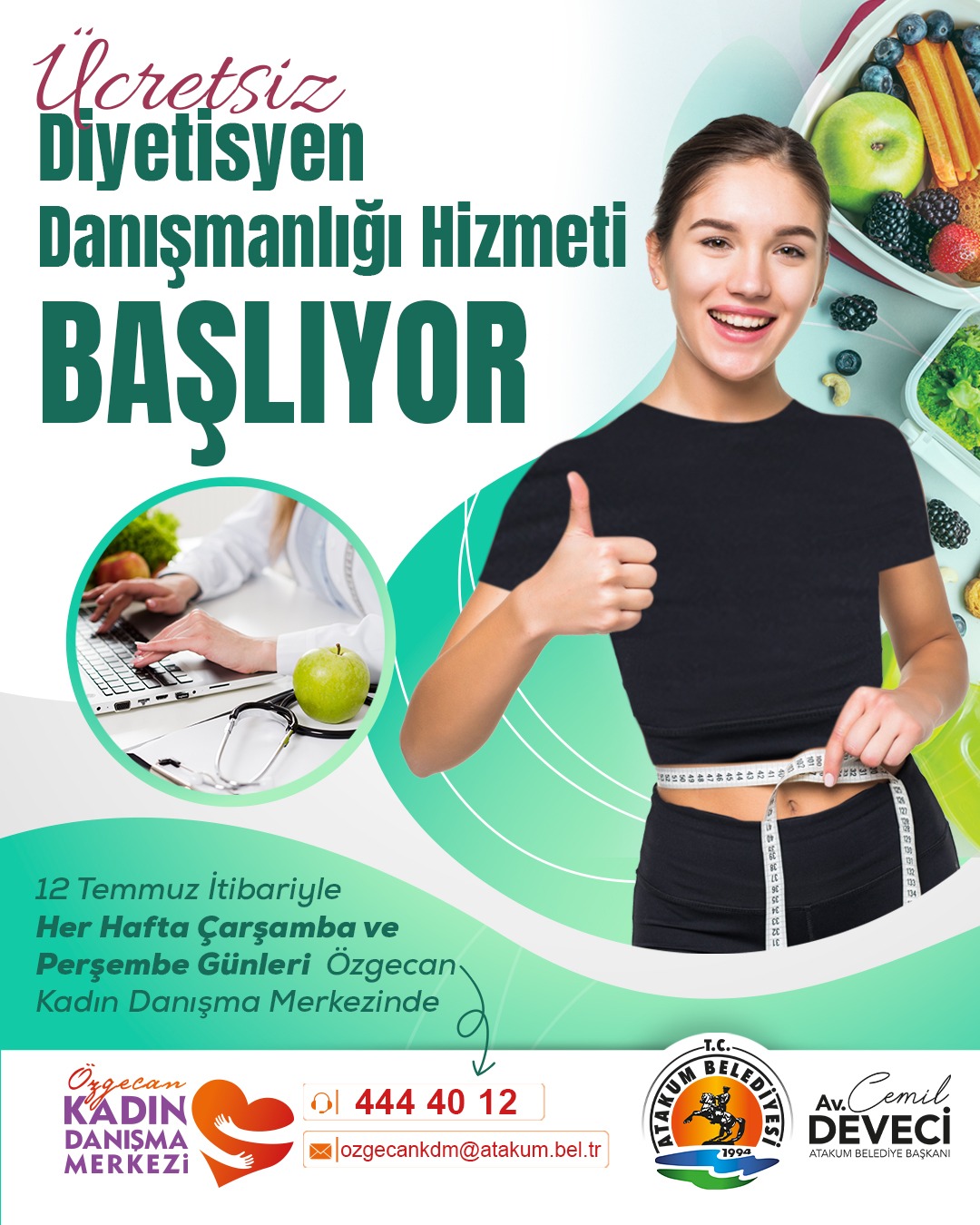 Atakum Belediyesi ve Özgecan Kadın Danışma Merkezi iş birliği ile