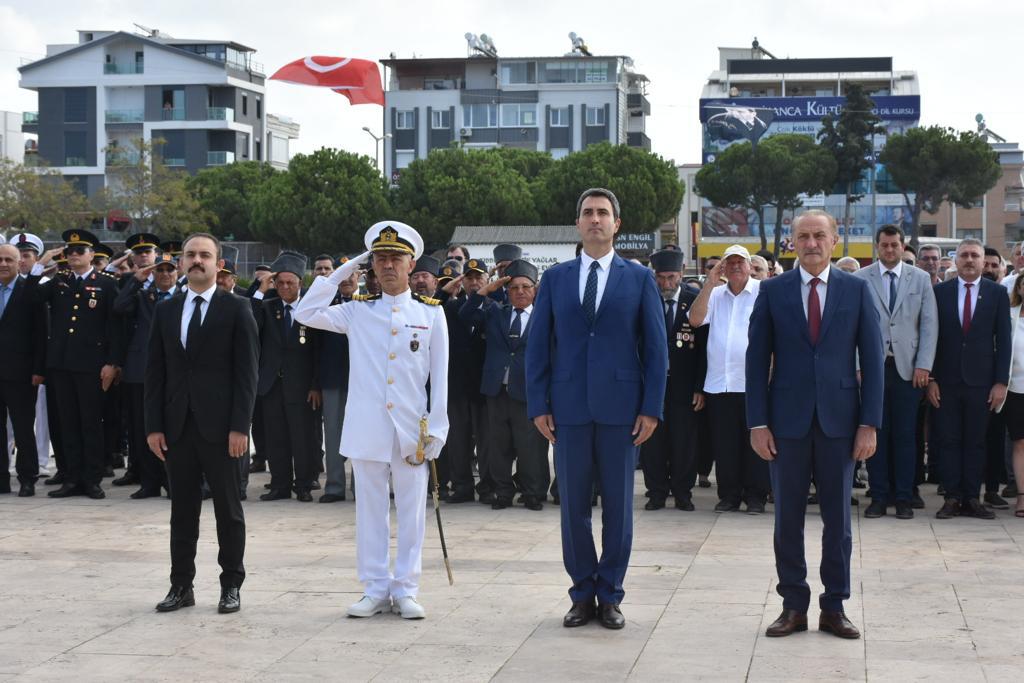 30 AĞUSTOS ZAFER BAYRAMI DİDİM’DE COŞKU İLE KUTLANDI! 30 Ağustos Zafer Bayramı Didim’de çelenk koyma töreni ile başladı. 30