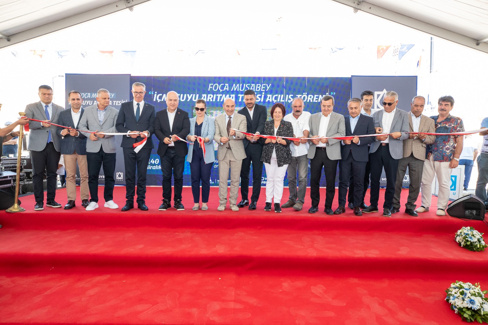 11 milyon metreküp kapasiteli Musabey İçme Suyu Arıtma Tesisi açıldı İzmir