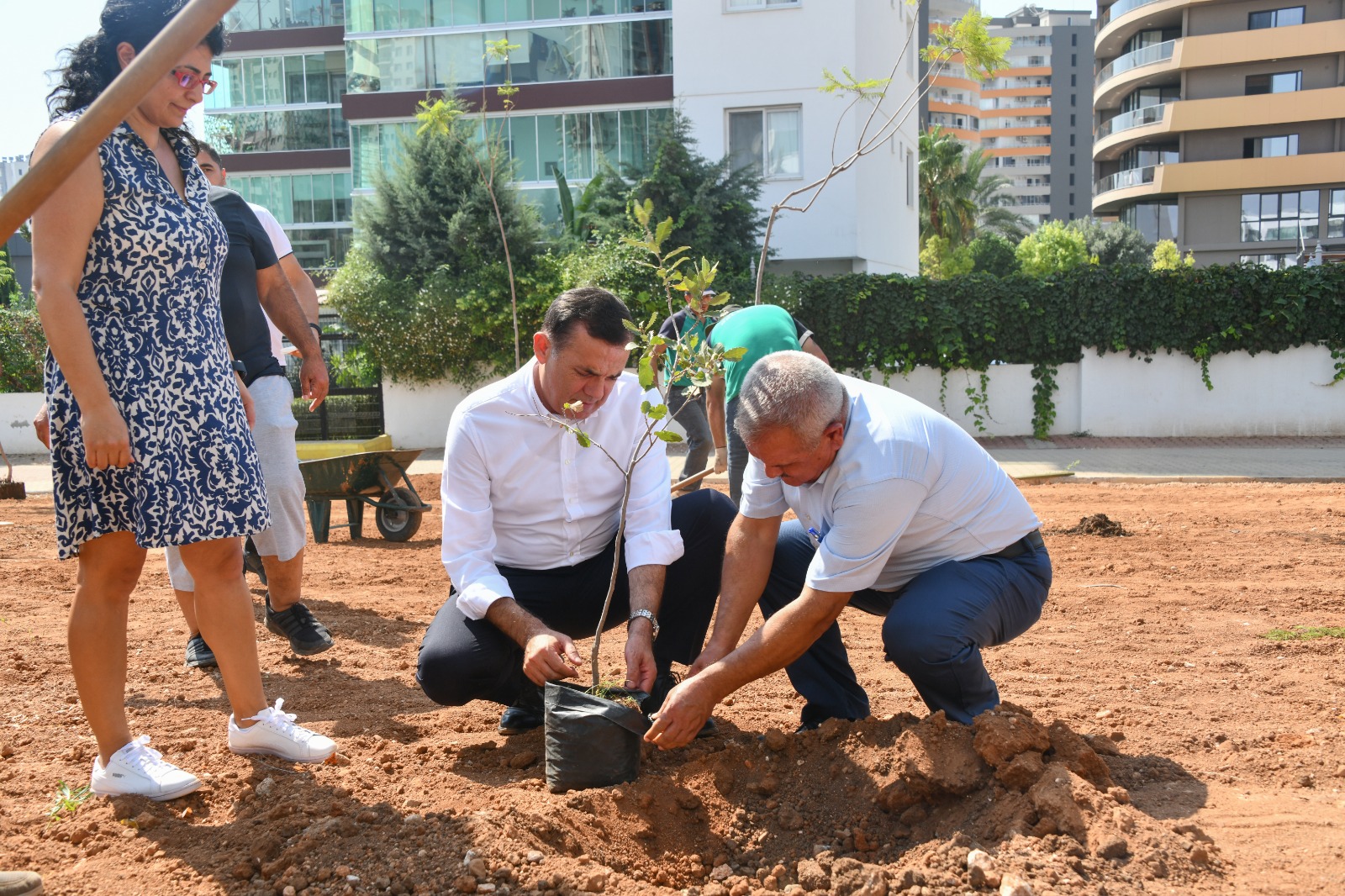 Başkan Özyiğit, “Bir metre asfalt yapıyorsak onun yerine de beş ağaç dikmeliyiz” Yenişehir Belediyesi yeşil alan sayısını arttırıyorMersin Yenişehir Belediyesi, Fuat Morel