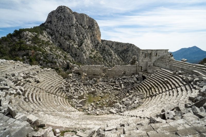 Termessos Antik Kenti’nin, Anadolu’nun en eski halklarından Luvi’lerin soyundan gelen Solym’ler