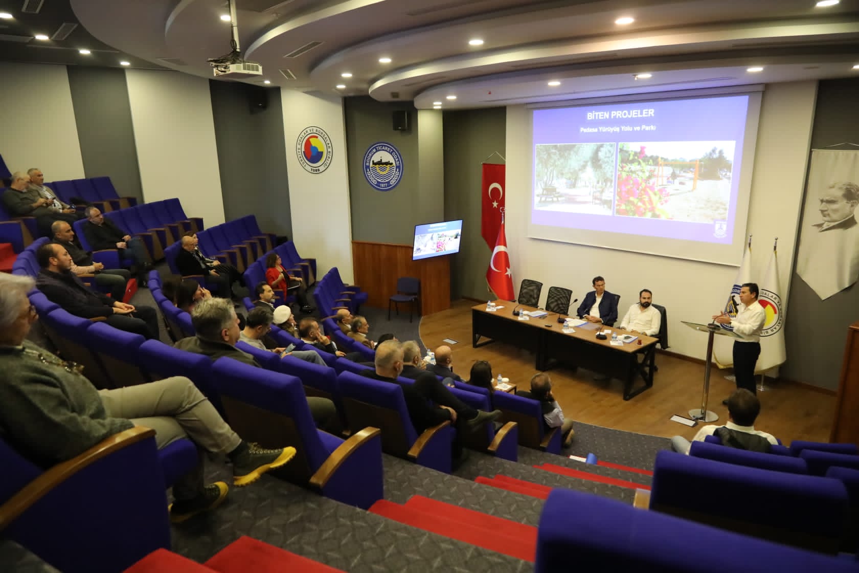 Bodrum Belediye Başkanı Ahmet Aras, Bodrum Ticaret Odası Kasım Ayı