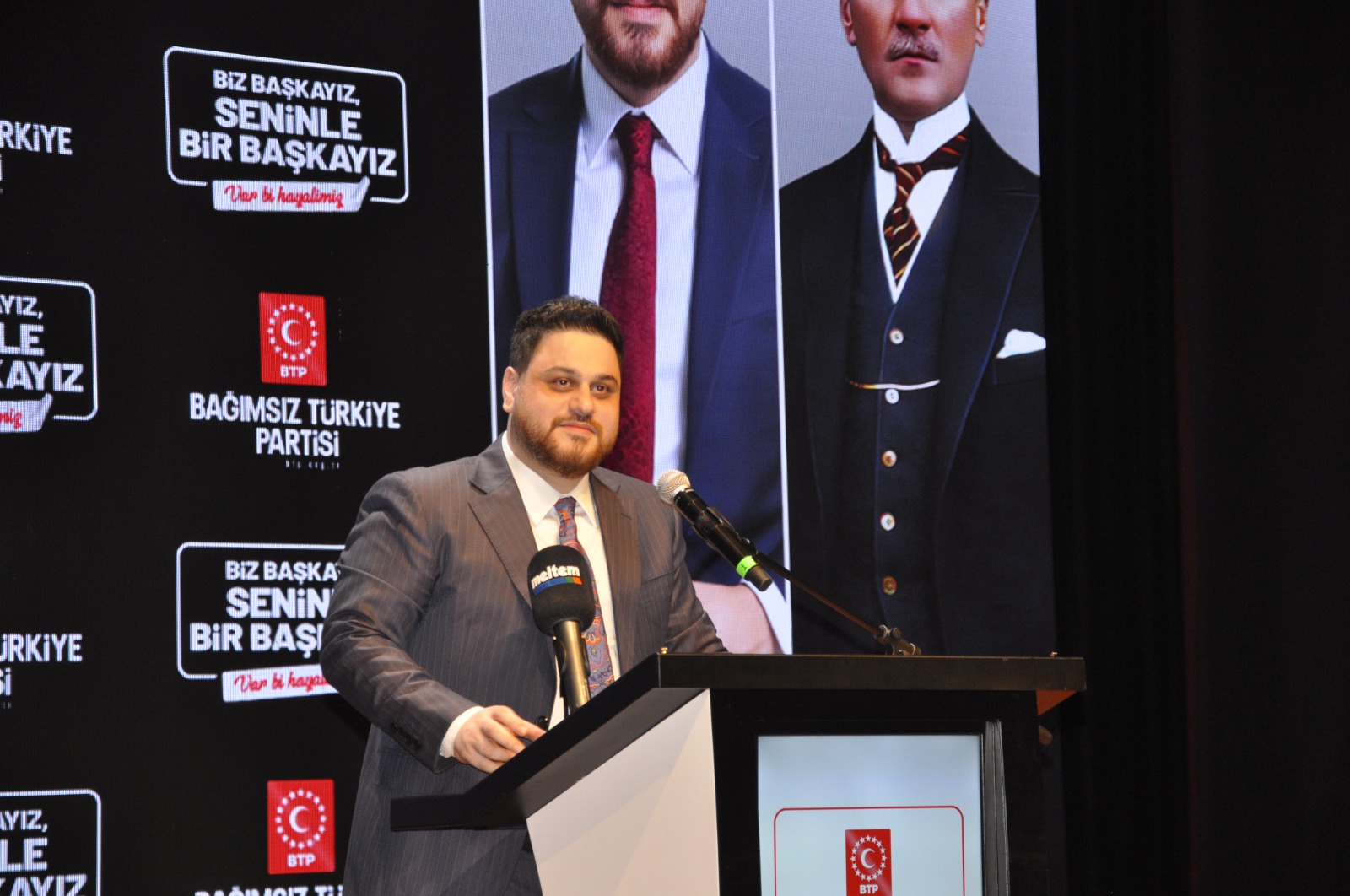 İstanbul adaylarını tanıtan BTP Genel Başkanı Hüseyin Baş, ‘bir önceki