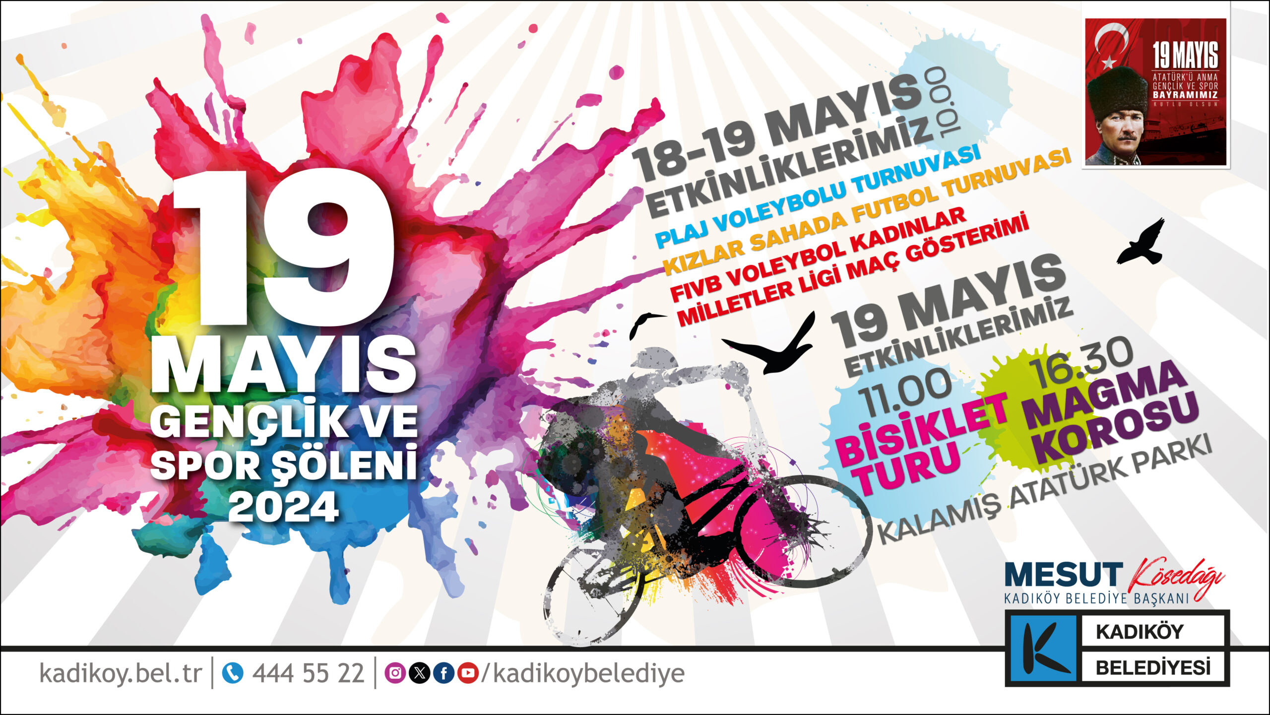 Ebedi liderimiz Mustafa Kemal Atatürk’ün bağımsızlık ve aydınlanma meşalesini yaktığı;