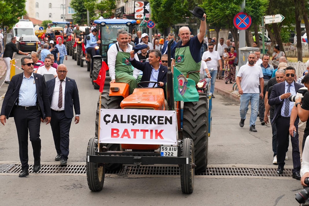 Tekirdağ Büyükşehir Belediye Başkanı Dr. Candan Yüceer, Buğday Mitingi içinTekirdağ’a