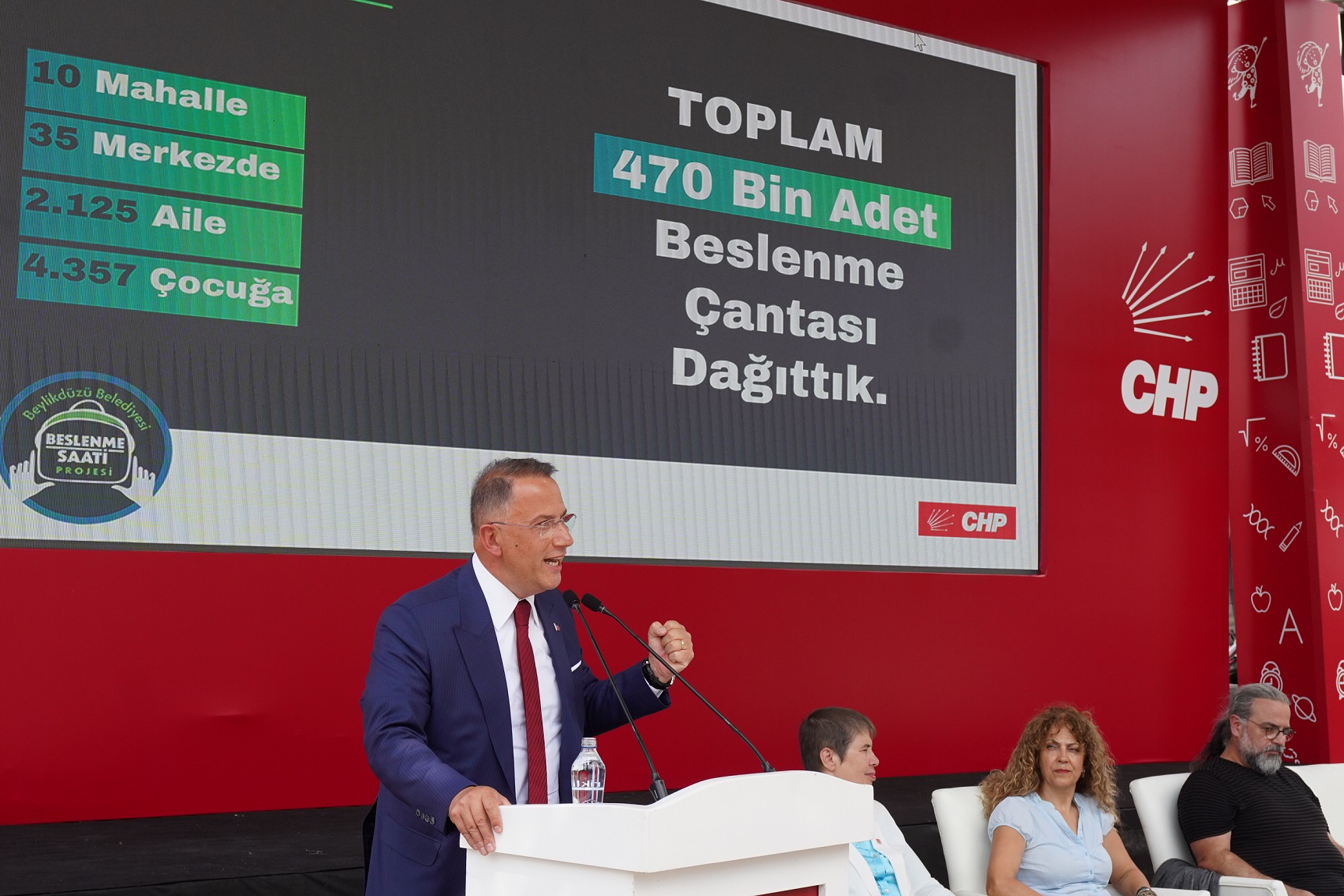 Beylikdüzü Belediye Başkanı Mehmet Murat Çalık, Cumhuriyet Halk Partisi’ninEğitim Maratonu
