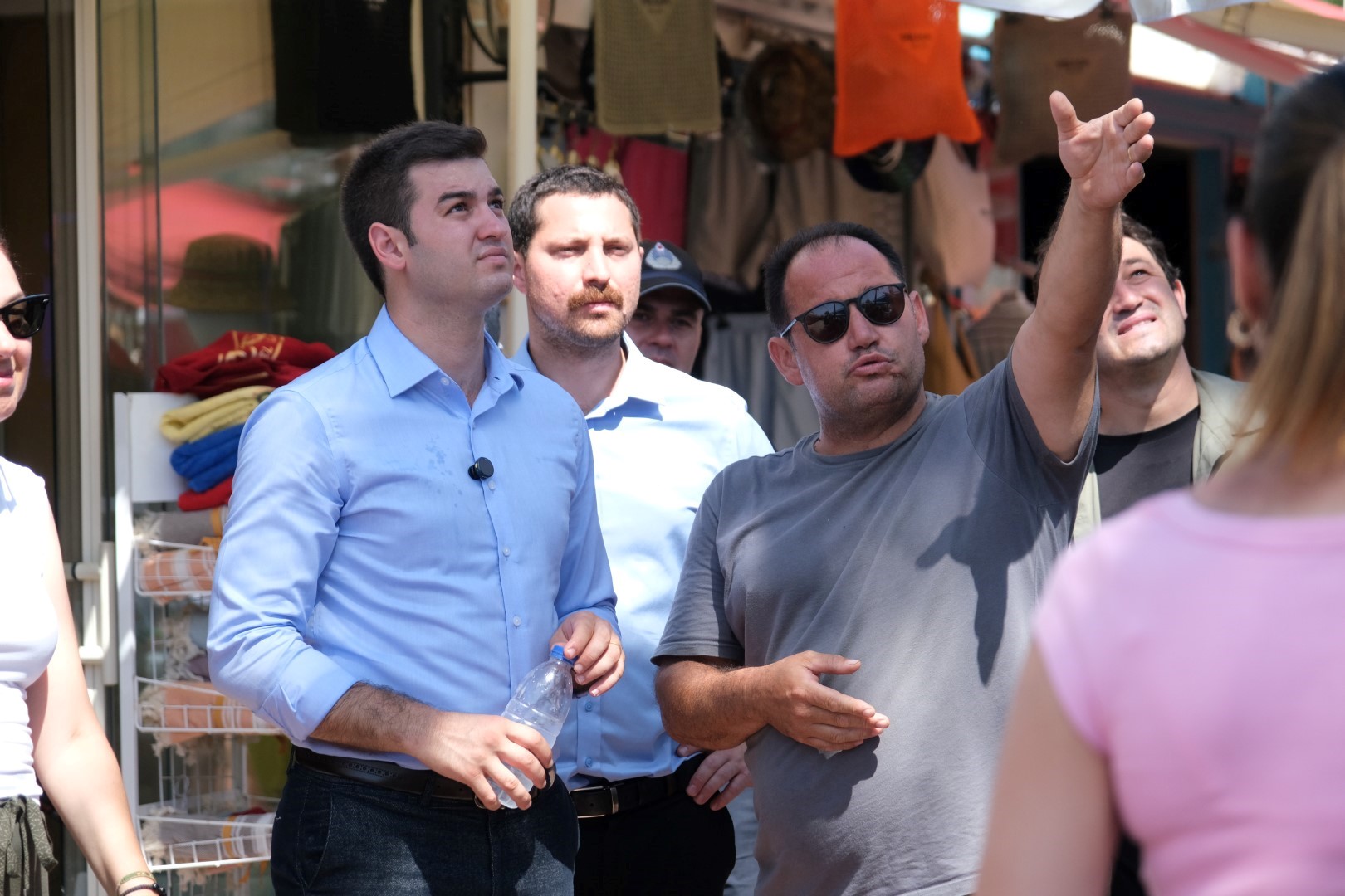 Bodrum Belediye Başkanı Tamer Mandalinci, saha ziyaretleri kapsamında Gümbet ve