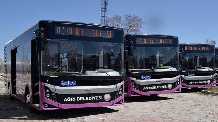 Ağrı Belediyemiz bünyesinde yürütülen şehir içi toplu taşıma fiyatlarında indirimli