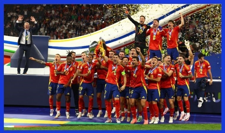 Almanya’da düzenlenen EURO 2024’te İngiltere’yi 2-1 yenen İspanya şampiyonluğa ulaştı.