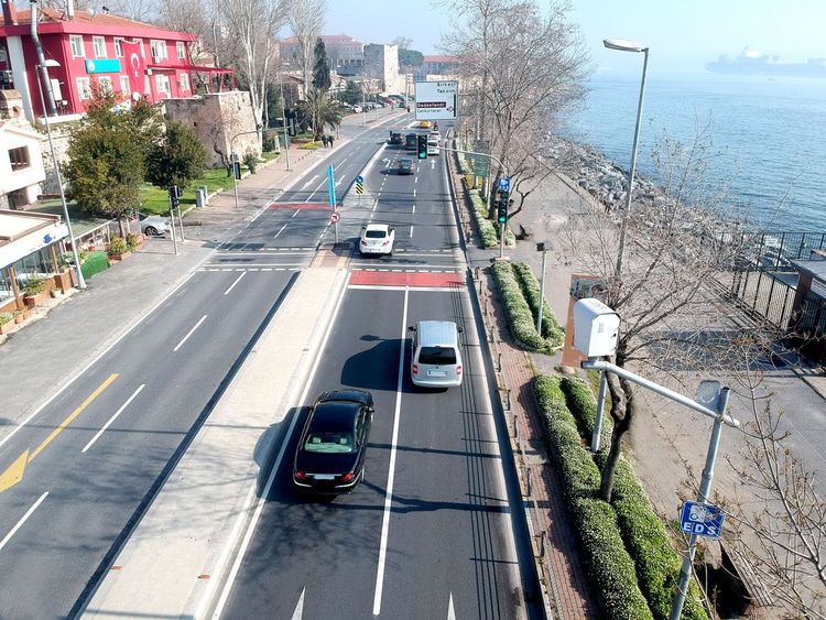 İBB Ulaşım Yönetim Merkezi tarafından işletilen şehir içi trafik elektronik