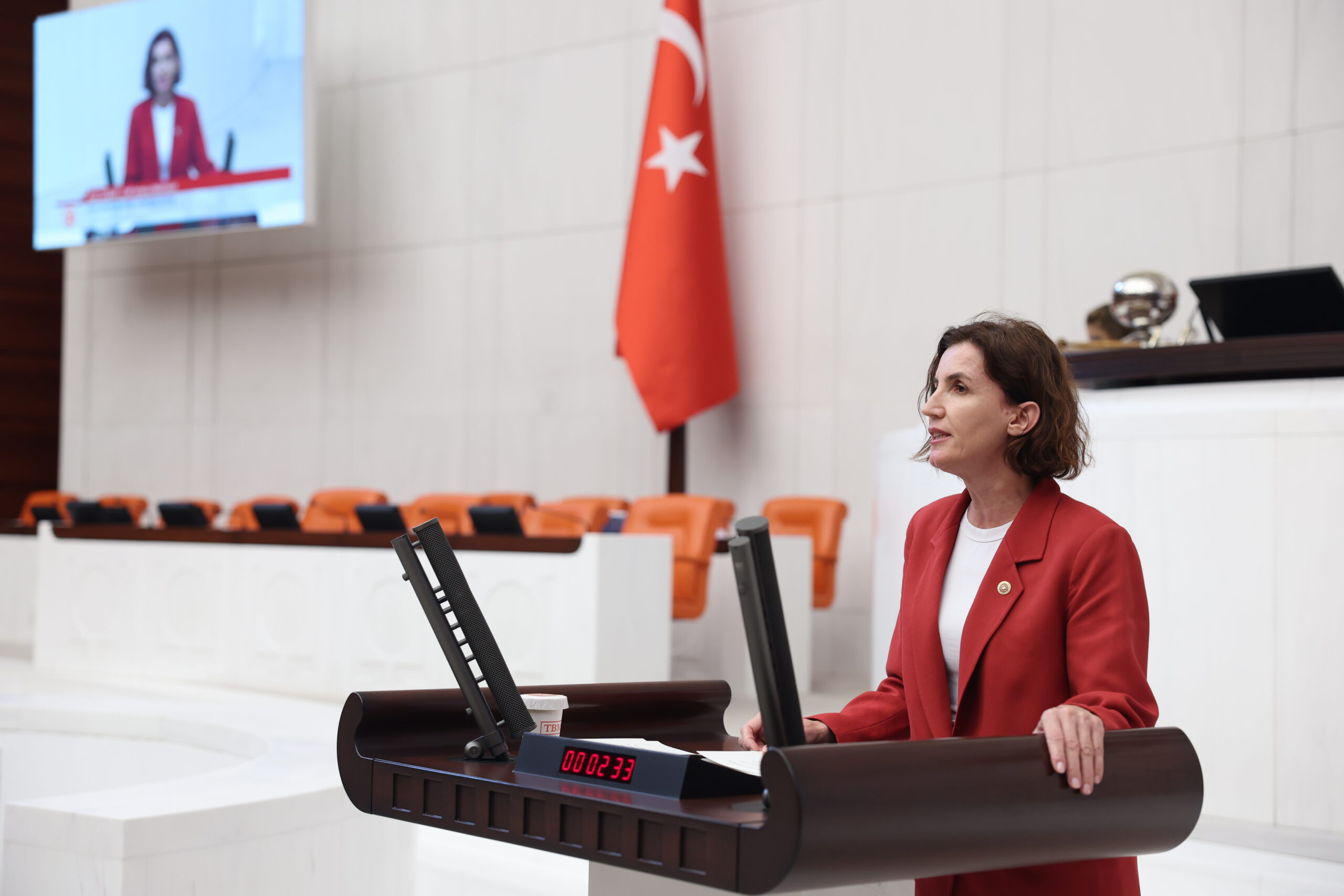 CHP Antalya Milletvekili Aliye Coşar, Manavgat’ta bulunan Mehmet Akif Ersoy
