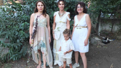 Antik Adramytteion kentinin bulunduğu Ören mahallesindeki etkinlik, Burhaniye’den başlayarak Edremit