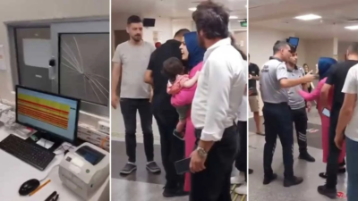 Gaziosmanpaşa Eğitim ve Araştırma Hastanesi’nde kızlarının kimliği kırık olduğu için