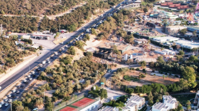 Son 24 saatte ilçeye giriş yapan araç sayısı 20 bini