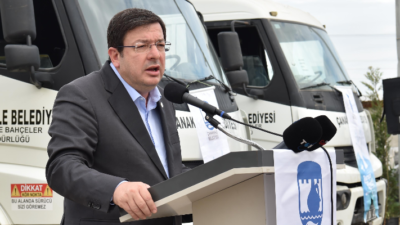 Çanakkale Belediyesi Park ve Bahçeler Müdürlüğü tarafından üretilen 30 tonluk