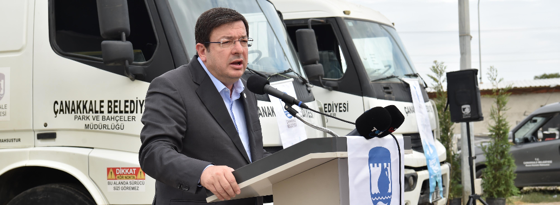 Çanakkale Belediyesi Park ve Bahçeler Müdürlüğü tarafından üretilen 30 tonluk