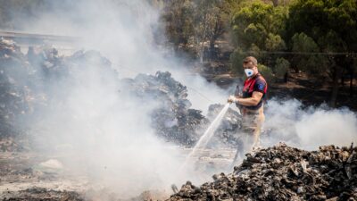 İzmir Büyükşehir Belediyesi İtfaiye personeli, son 20 yılın en zorlu