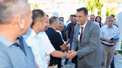 Manisa Büyükşehir Belediye Başkanı Mimar Ferdi Zeyrek, haftalık ilçe ziyaretlerini