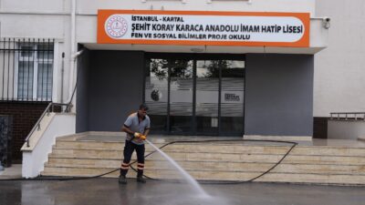 Kartal Belediyesi Ekipleri Okullarda İş Başında Kartal’da, 2024-2025 eğitim-öğretim döneminin