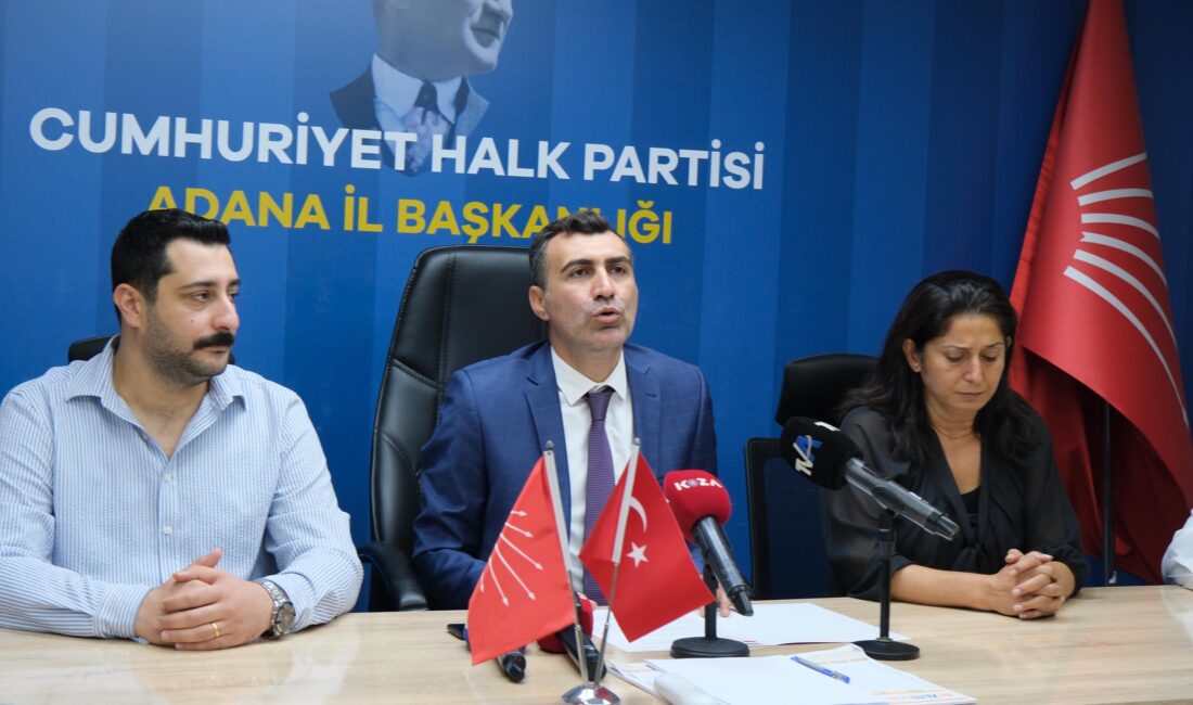 CHP Adana İl Başkanı Anıl Tanburoğlu: “Kimse umutsuzluğa kapılmasın, CHPiktidarında