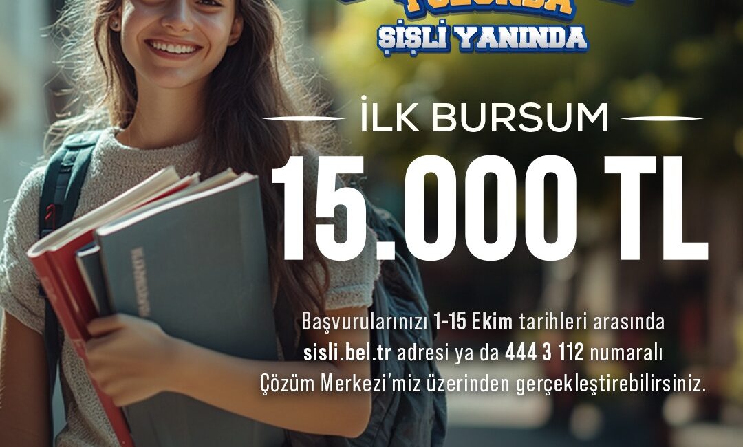 BAŞKAN ŞAHAN: EĞİTİM HAYATINIZ BOYUNCA YANINIZDA OLMAYA DEVAM EDECEĞİM Şişli