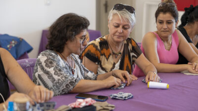 YENİCE YAŞAR BAYBOĞAN KADIN ATÖLYESİ KURSİYERLERİ ‘KIRKYAMA ÇOCUK YORGANI’ SERGİSİ