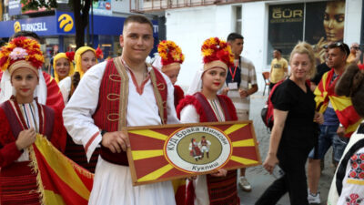 İzmir Büyükşehir Belediyesi tarafından organize edilen Uluslararası Balkanlılar Halk Dansları