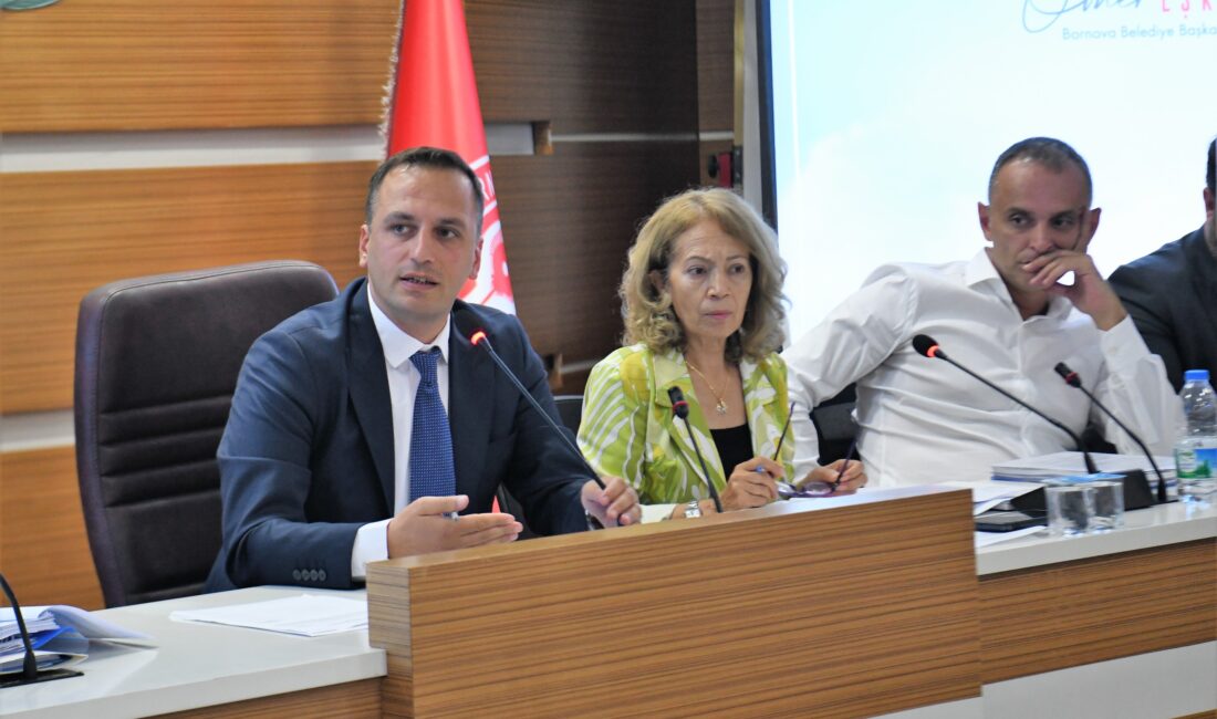 Bornova Belediye Başkanı Ömer Eşki, Bornova Belediyesi’nin Eylül ayı olağan