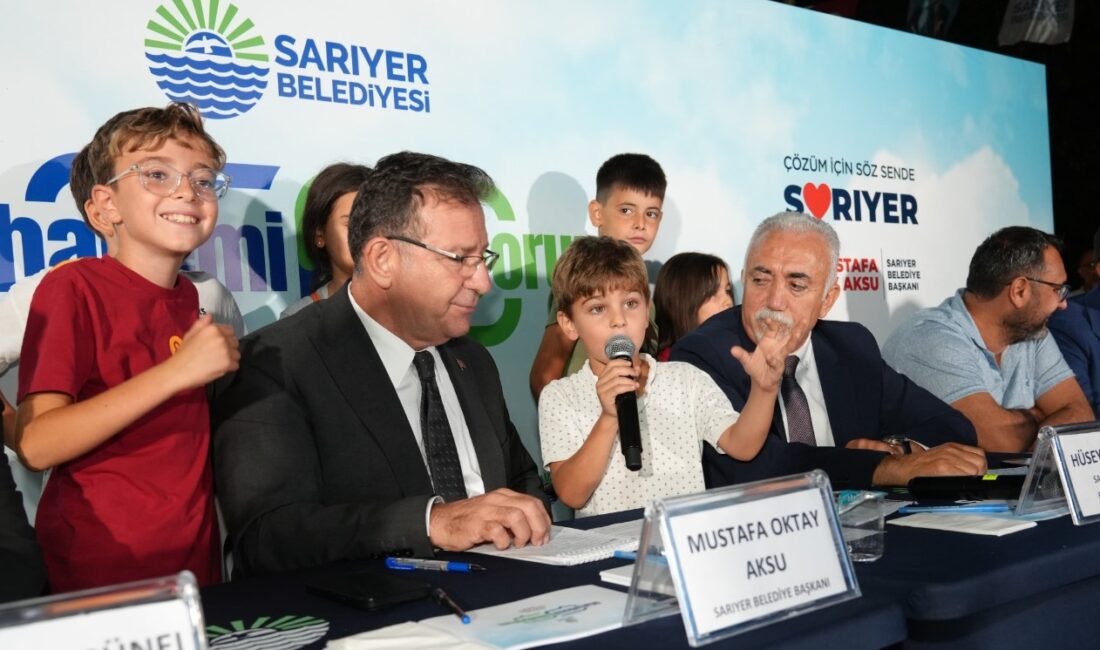 Sarıyer Belediye Başkanı Mustafa Oktay Aksu’nun seçim vaadi olan “Mahallemi