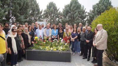 Diyarbakır Büyükşehir Belediyesi Eş Başkanları Serra Bucak ve Doğan Hatun,