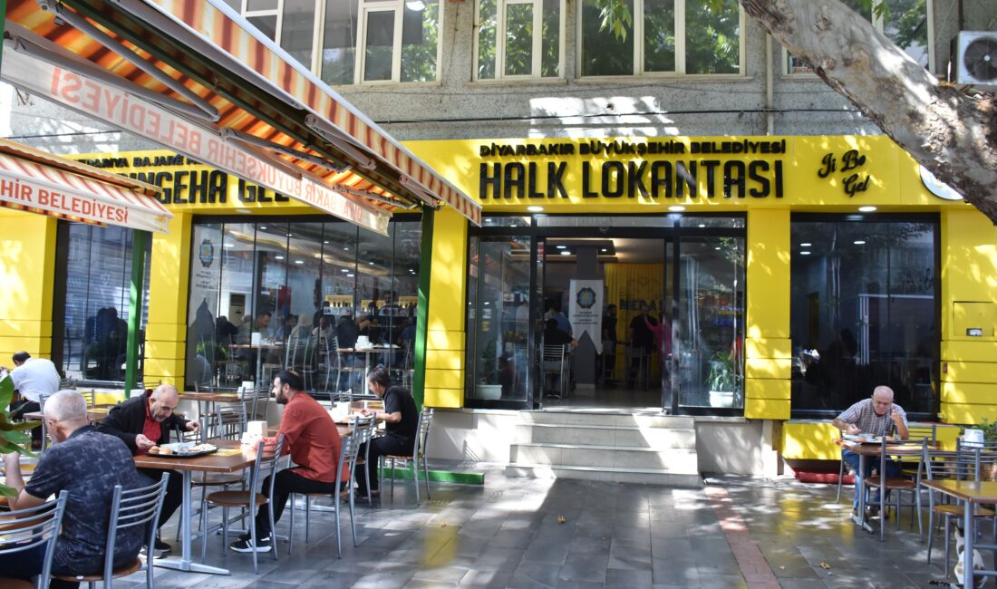 Diyarbakır Büyükşehir Belediyesinin, temiz, lezzetli ve ucuz yemek sunmak amacıyla