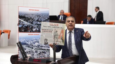 CHP Hatay Milletvekili Mehmet Güzelmansur TBMM’de yaptığı konuşmada, 1939’da anavatana