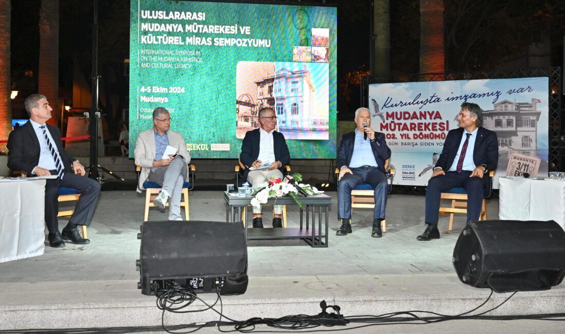Bursa Büyükşehir Belediyesi tarafından Mudanya Mütarekesi’nin 102. yıldönümü münasebetiyle ‘Uluslararası