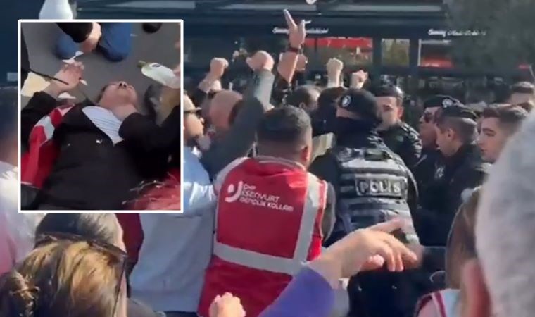 Esenyurt Belediyesi’ne kayyum atanmasına karşı basın açıklaması yapmak isteyen CHP