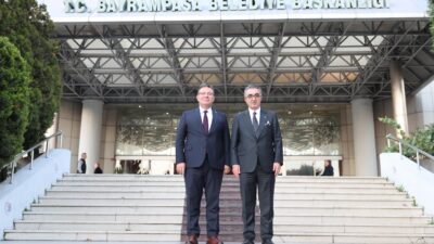 Sarıyer Belediye Başkanı Mustafa Oktay Aksu, Bayrampaşa Belediye Başkanı Hasan