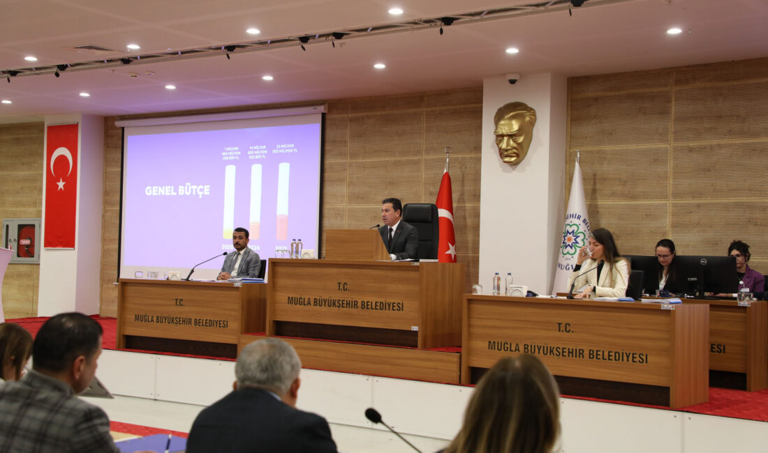 Muğla Büyükşehir Belediyesi 2025 bütçesi 22 Milyar 203 Milyon olarakbelirlenerek