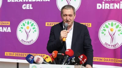 İçişleri Bakanlığı, DEM Parti Eş Genel Başkanı Tuncer Bakırhan ve