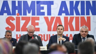 Balıkesir Büyükşehir Belediye Başkanı Ahmet Akın, Savaştepe Halk Buluşması programında