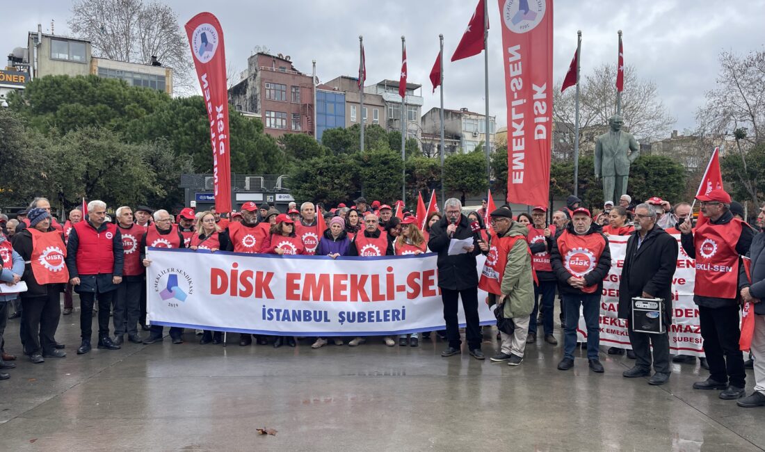 “Emekli aylıkları asgari ücret seviyesine çıkarılmalı, toplu sözleşmeli sendikal hakları