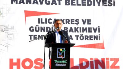 MANAVGAT’TA YENİ BİR KREŞ VE GÜNDÜZ BAKIMEVİ İÇİN TEMEL ATILDI Manavgat Belediyesi ve hayırsever iş insanı Kadirhan Berber’in iş birliğiyle,