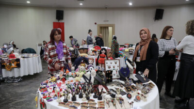 KADIN EMEĞİ YILBAŞI PAZARI KURULDU Çankaya Belediyesi, kadın emeğini görünür