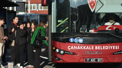 Çanakkale Belediyesi, toplu taşımada kadın yolcuların güvenli ve rahat bir