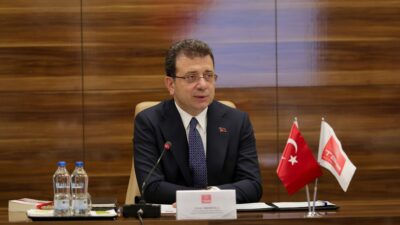 TBB ve İBB Başkanı Ekrem İmamoğlu, Ankara’da düzenlenen encümen toplantısının