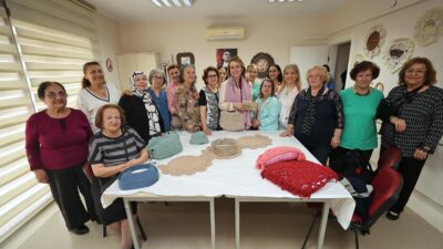 Başkan Nilüfer Çınarlı Mutlu, Konaklı kadınların el emeği ürünlerinin değerleneceği