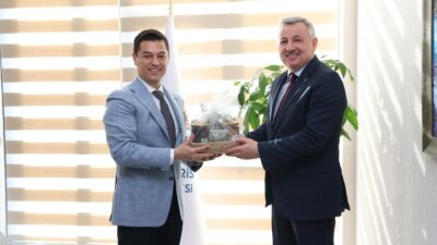 Moldova Cumhuriyeti Ankara Büyükelçisi Dmitri Croitor, Marmaris Belediye Başkanı AcarÜnlü’yü