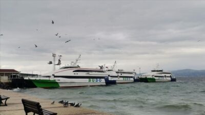 Bursa ile İstanbul arasındaki deniz otobüsü seferlerinden bazıları, olumsuz hava